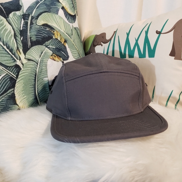 Unisex 5 Panel Camper | Otto Cap | Gray Snapback - Picture 6 of 11